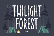 Twilight Forest Font, a Sans Serif Font by Denise Chandler (Thumbnail 1 of 6)