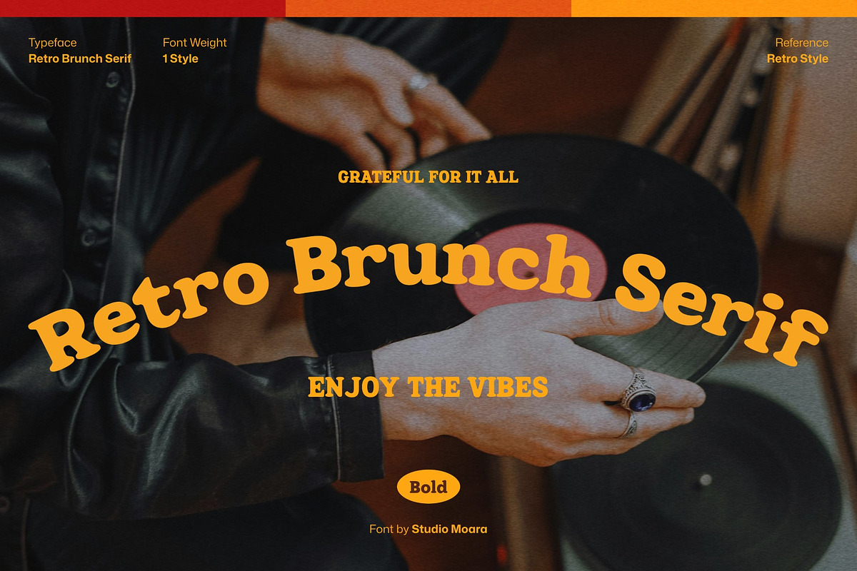 Retro Brunch Serif - Display Font, a Serif Font by Studio Moara (Photo 4 of 8)