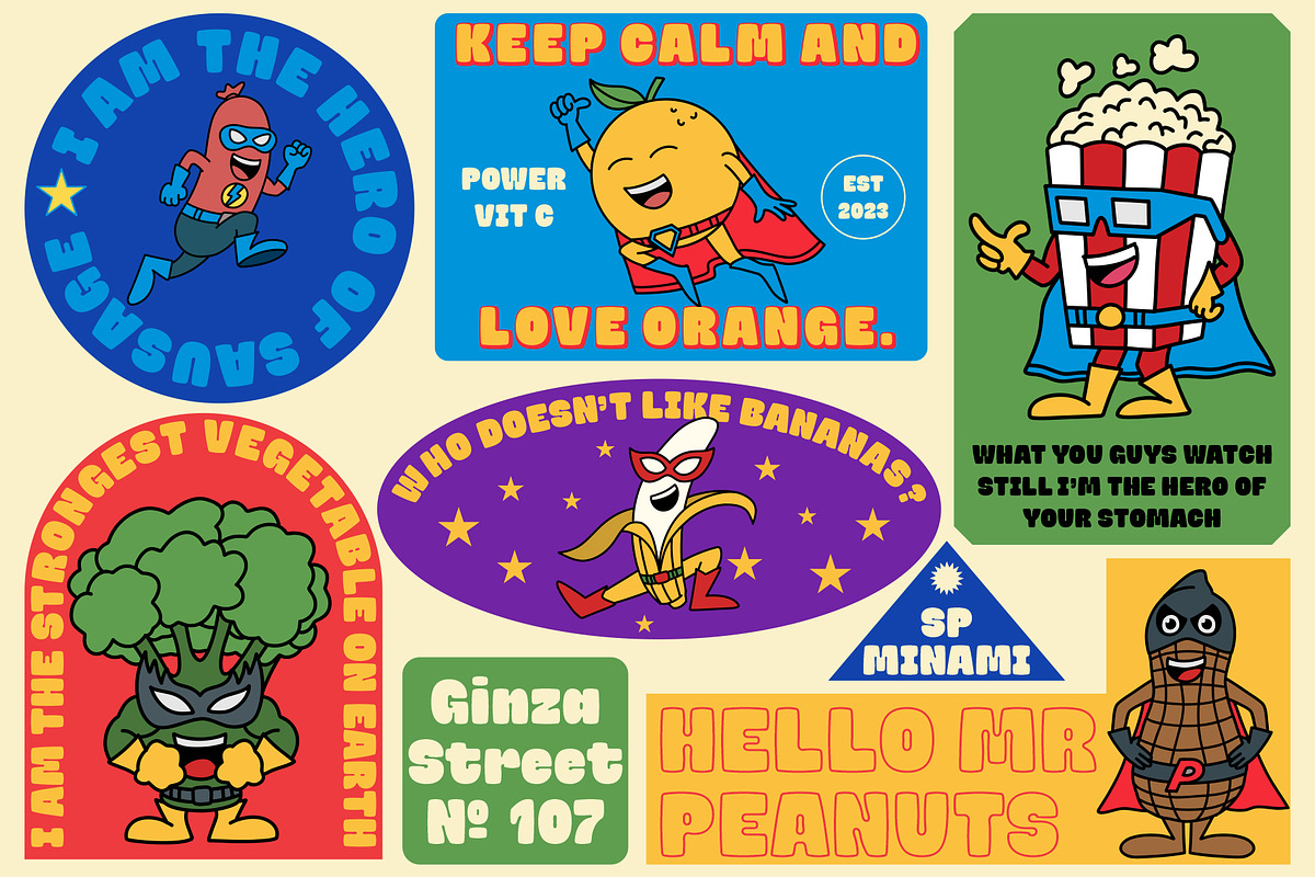 SP MINAMI FONT BUNDLE ILUSTRATIONS, a Sans Serif Font by Sup.Port Studio (Photo 5 of 11)