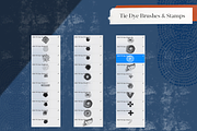 Indigo Tie Dye Brushes for Procreate, a Brush Add-On by OkayAnnie Designs (Thumbnail 12 of 12)
