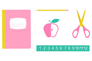 Vector School Supplies, an Education Illustration by Sarah Hearts (Thumbnail 2 of 2)