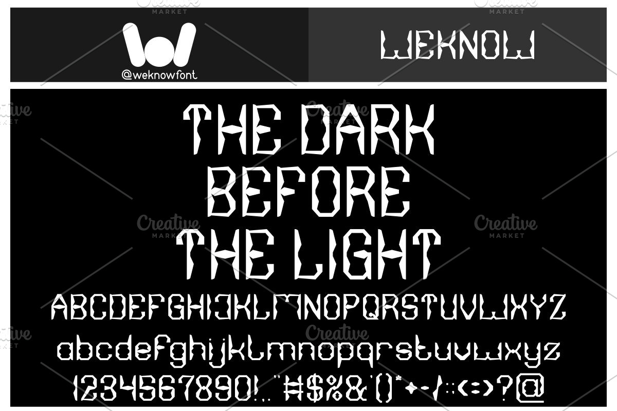 Scientific View font, a Font by weknow (Photo 2 of 8)