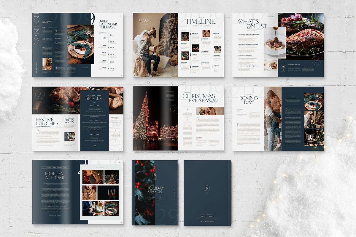 Christmas Holidays Brochure Template, a Brochure Template by BrandPacks (Photo 3 of 4)