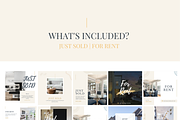 50 Canva Instagram Realtor Templates, a Social Media Template by Estatik Designs (Thumbnail 5 of 9)