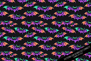 Neon Halloween Digital Paper, a Pattern Graphic by Chromolume Studio (Thumbnail 27 of 28)