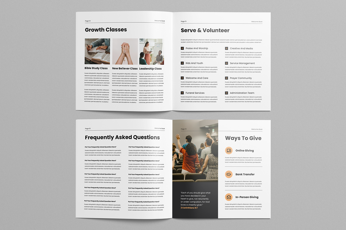 Church Information Brochure, a Brochure Template by Leaflove (Photo 7 of 9)
