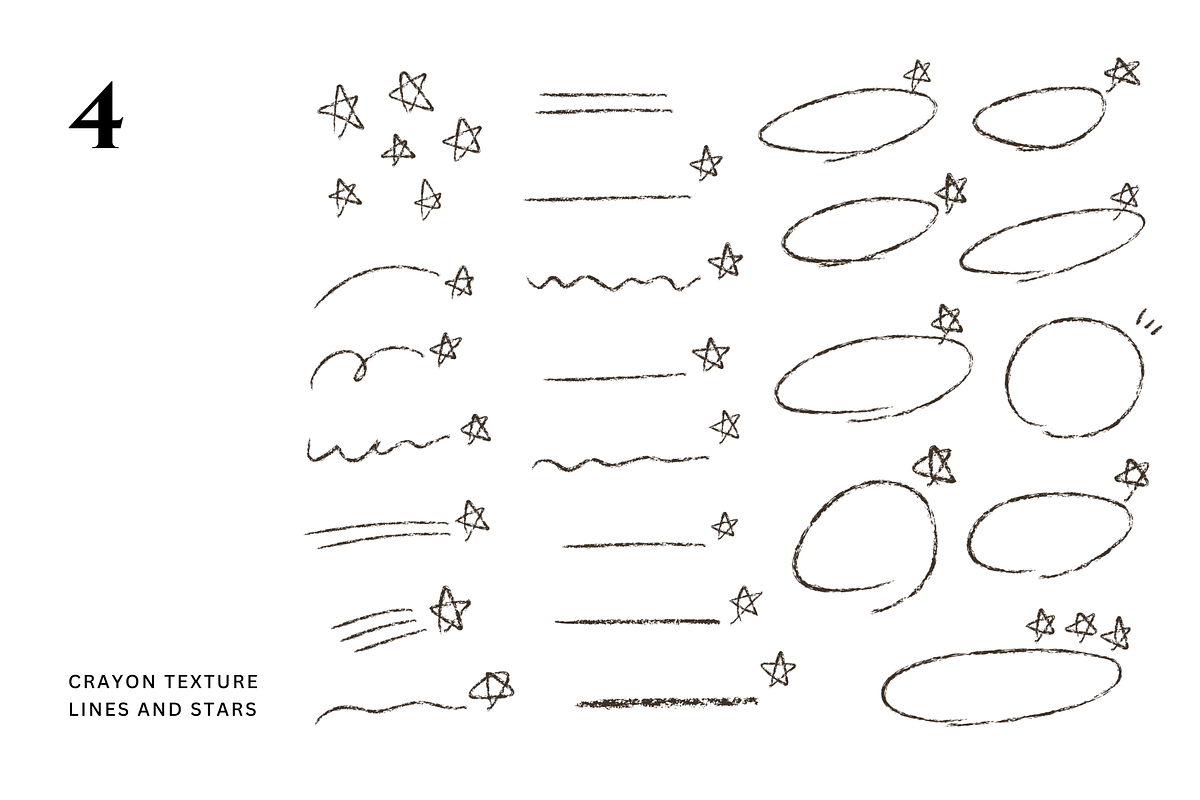 192 Crayon texture doodles, an Object Graphic by Pinkbrush (Photo 5 of 10)