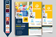 10 Cleaning Service Flyers Bundle, a Flyer Template by Imagine Design Studio (Thumbnail 9 of 12)
