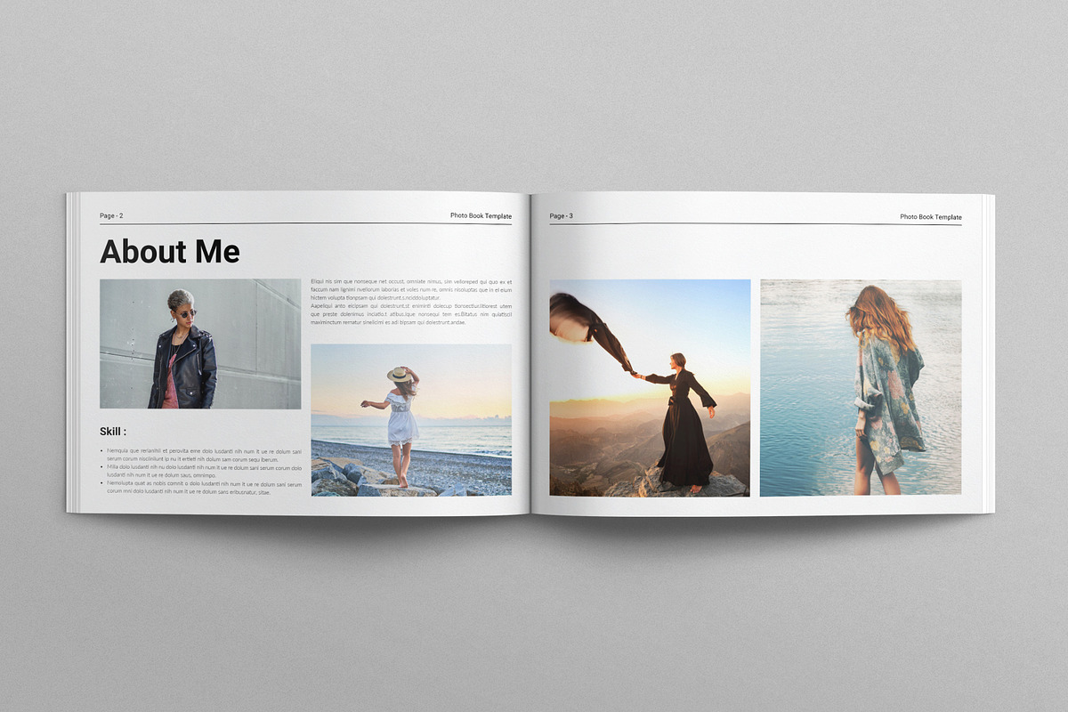 Photo Book Template Landscape, a Brochure Template by E-Type (Photo 2 of 7)