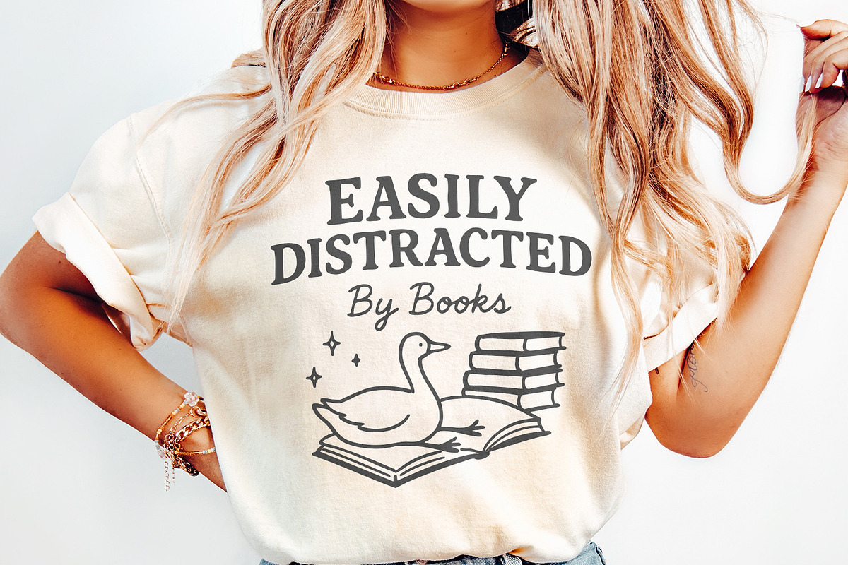 Easily Distracted By Books PNG, an Illustration by SharpMarketplace (Photo 3 of 9)