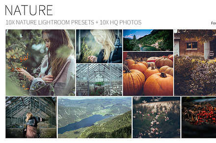 10 Nature Adobe LT Presets