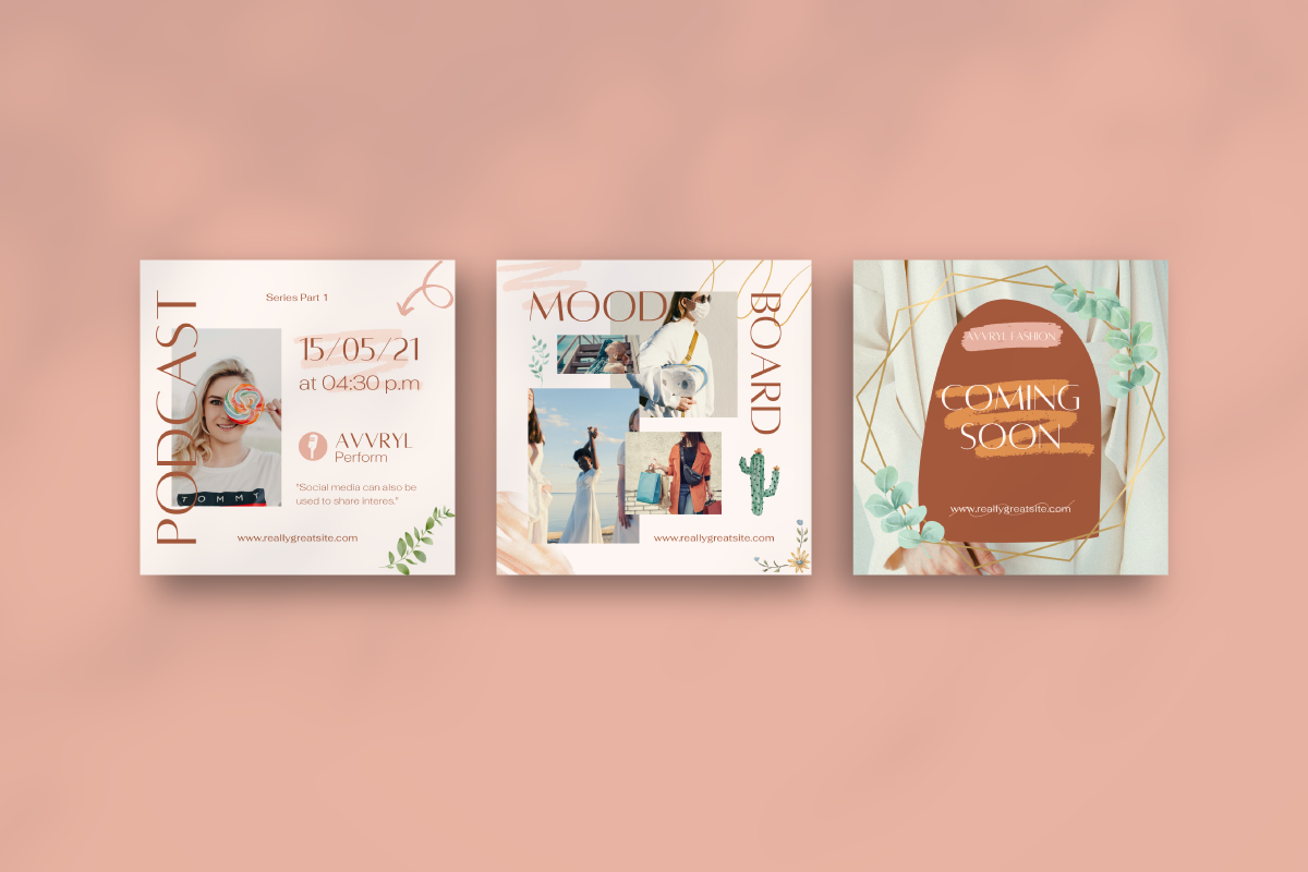 Avvryl Fashion - Canva Instagram, a Social Media Template by Inkofert (Photo 6 of 12)