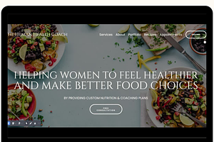 Health Coach Squarespace Template