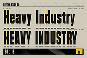 Blockhaus - Condensed Display, a Sans Serif Font by HipFonts (Thumbnail 6 of 11)