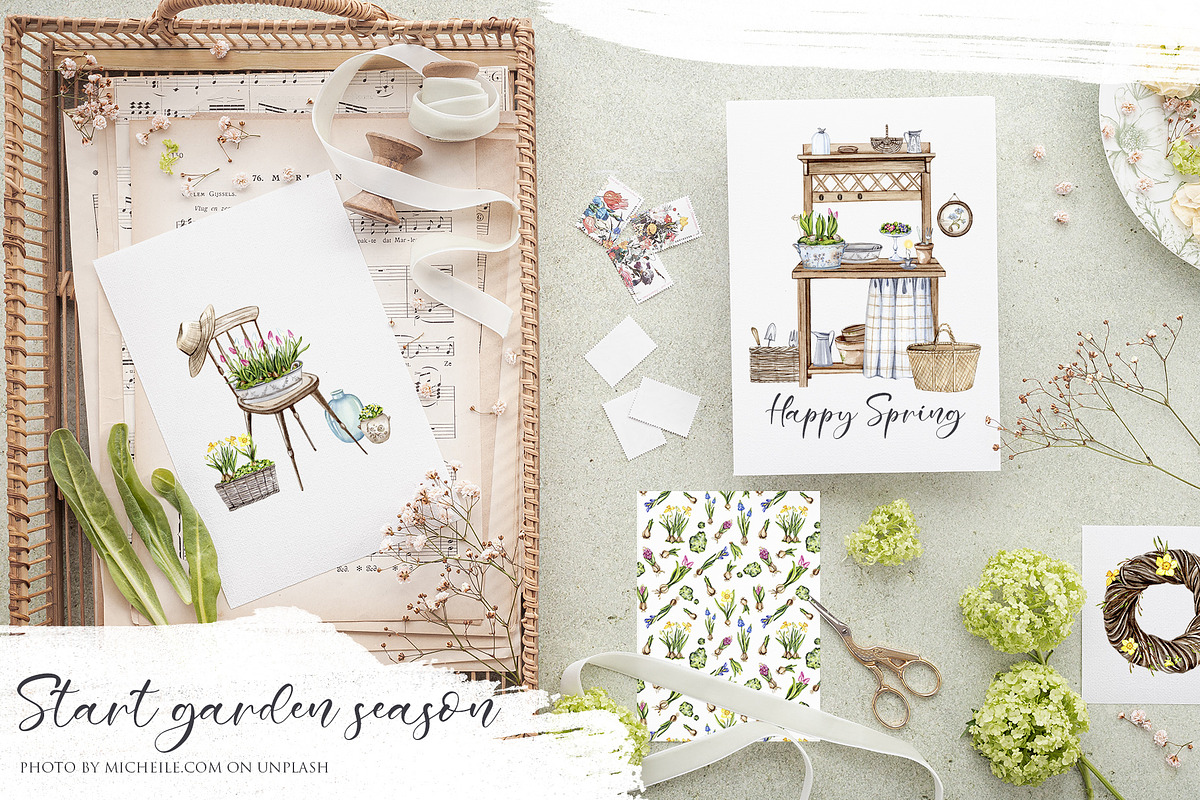 Garden Season Collection, an Illustration by S_ARTLOVE (Photo 2 of 10)