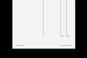 Minimal Invoice Template, a Stationery Template by S48 Mockups (Thumbnail 4 of 5)