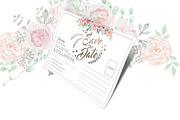 Flower Wedding Invitation, a Card Template by Tiaga (Thumbnail 3 of 4)