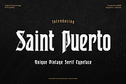 Saint Puerto, a Serif Font by ilhamtaro (Thumbnail 1 of 12)