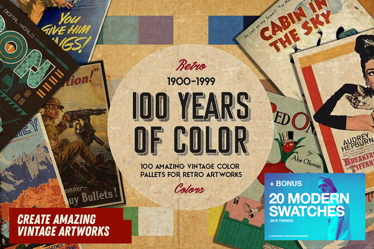 100 Retro Pallets + Bonus!, a Palette Add-On by Tomasz Ganclerz (Photo 1 of 4)