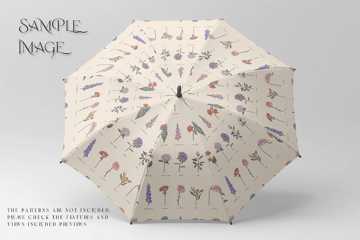 Umbrella Mockups with Smart Objects, a Product Mockup by mock-ups (Photo 4 of 11)