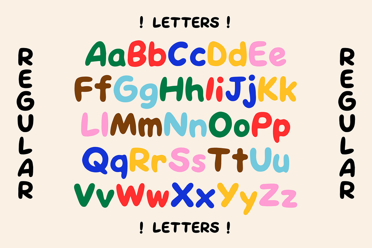 Comic Sands! A Font For Good Times, a Sans Serif Font by Meg Lewis Fun House (Photo 4 of 8)