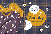 Spooky graphic collection, a Pattern Graphic by SurfaceStories (Thumbnail 1 of 9)
