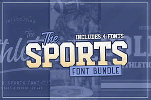 The Sports Font Bundle