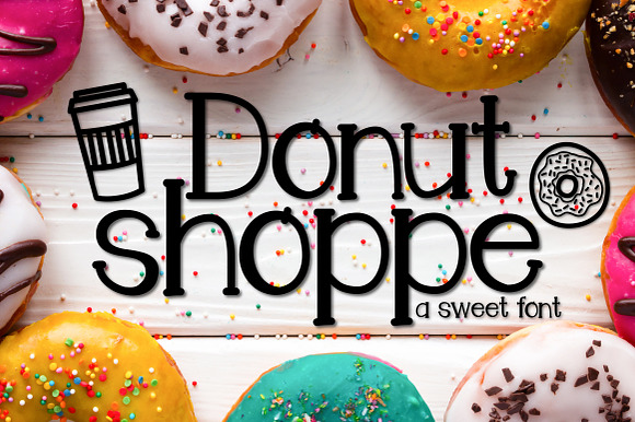 Donut Shoppe A Sweet Font preview 2