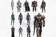 Galactic Vanguard Character Cliparts, a Person Illustration by ThatsDesignArt (Thumbnail 7 of 15)