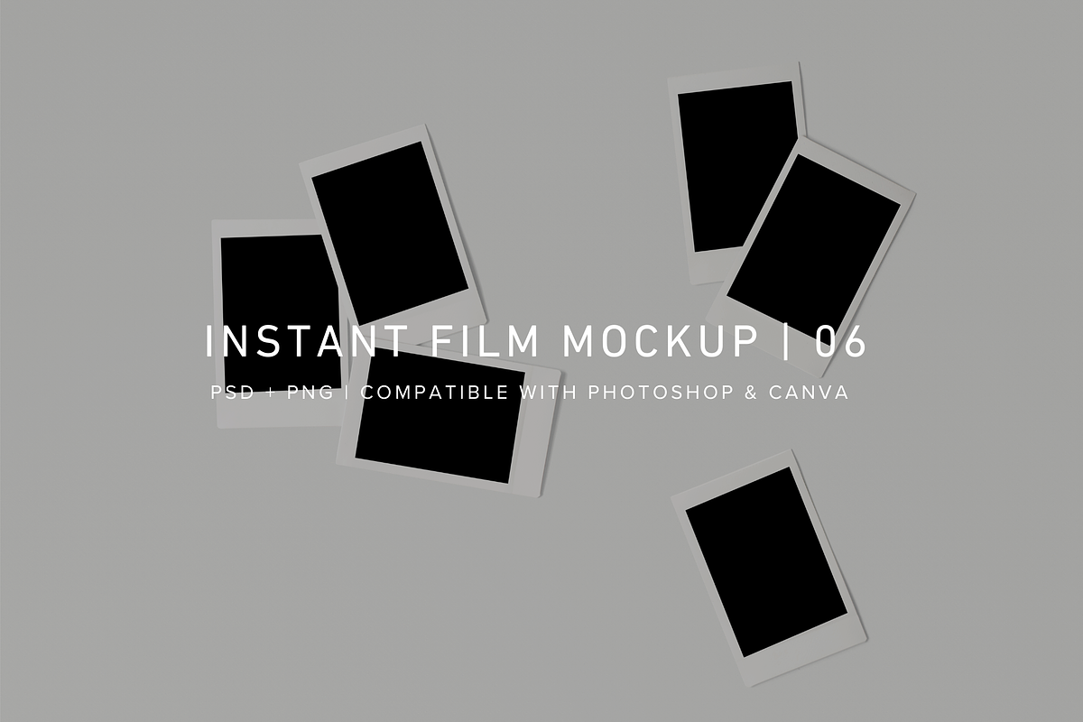 Vintage Photo Pile Mockup | PSD, PNG, a Product Mockup by Pretty Techie (Photo 1 of 2)