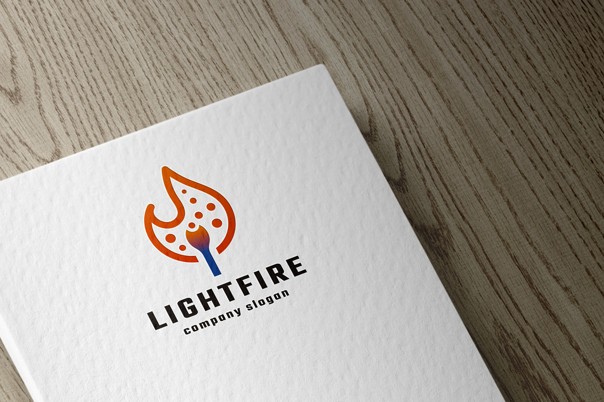 Fire Light - Burning Match Logo, a Branding & Logo Template by Design_Planet (Photo 3 of 3)