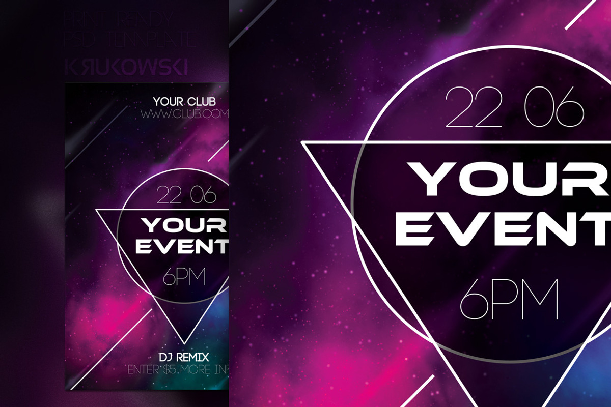 Event Flyer, a Flyer Template by Krukowski Graphics (Photo 2 of 3)