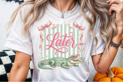 Later Gator Coquette Preppy Striped, a Work Illustration by Sublimation Artist (Thumbnail 6 of 9)