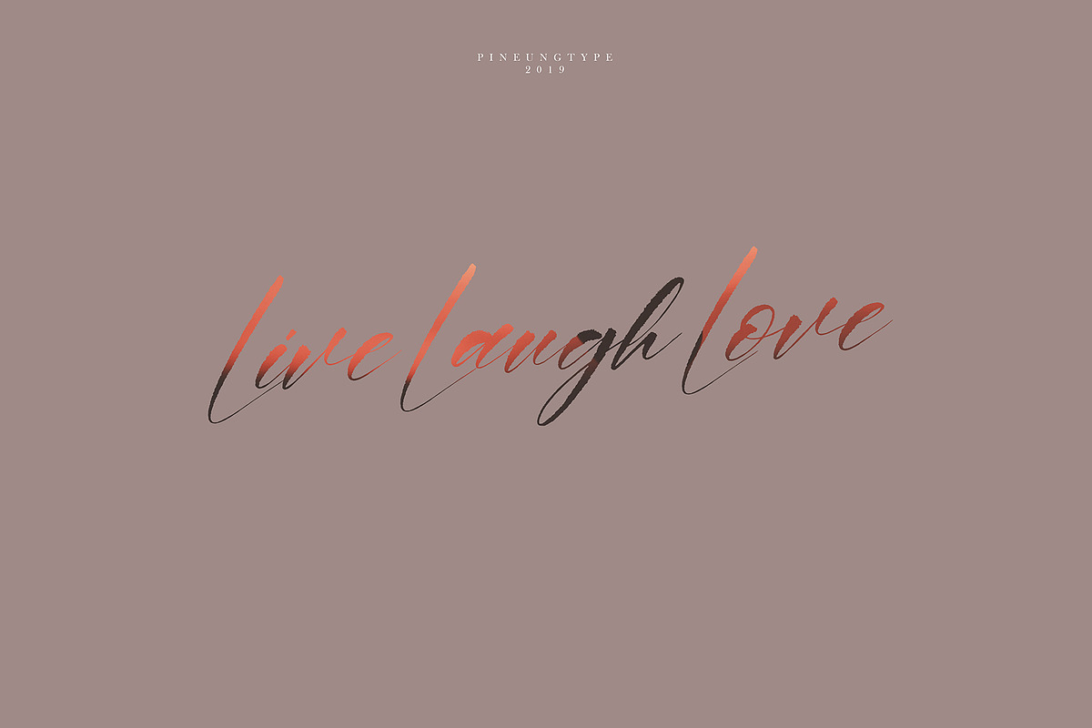 Alenha Casual Handwritten, a Script Font by pineungtype (Photo 2 of 9)