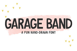 Garage Band A Vintage Sans Serif