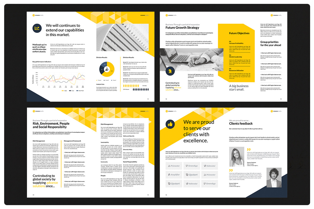 Annual Report, a Brochure Template by StudioGraficso (Photo 11 of 12)