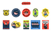 Porky Police Department, an Illustration by The Isian (Thumbnail 5 of 12)