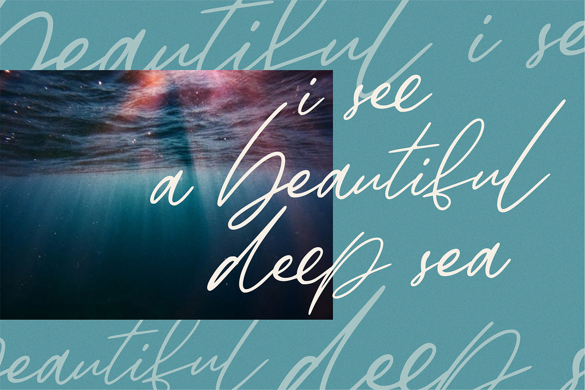 Alinnea - Handwritten Font, a Script Font by Garisman Std (Photo 3 of 6)