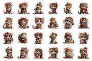 Cute Holiday Kitty Whimsical PNG, a Seasonal Illustration by fashionaddict (Thumbnail 4 of 6)