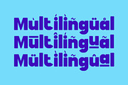 Ubre Retro Sans Font, a Sans Serif Font by Artiveko (Thumbnail 2 of 8)