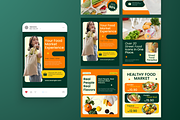 Food Market Instagram Post, a Social Media Template by Annora Studio (Thumbnail 4 of 6)