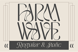 Farm Wave - Regular & Italic