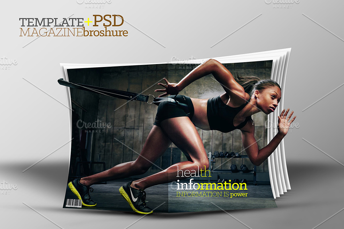 3D Template catalog+PSD, a Magazine Template by 2MK (Photo 1 of 5)