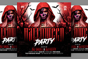 Halloween Party Flyer, a Flyer Template by AyumaDesign (Thumbnail 2 of 3)