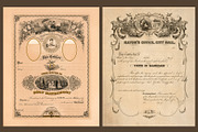Antique Marriage Certificates -Blank, a Texture Graphic by Blue Line Design (Thumbnail 3 of 11)