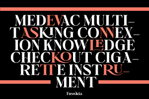 Fusskia - Display Serif