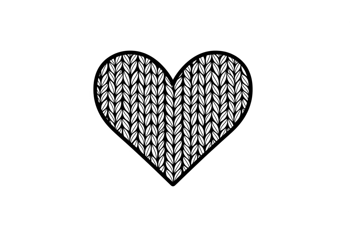 Knitted Heart Love Vector Bundle, an Illustration by Designs_River (Photo 29 of 53)