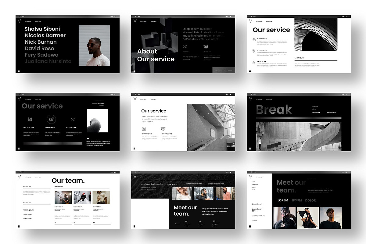 Makan – Business PowerPoint Template, a Presentation Template by Dens Creative Studio (Photo 3 of 6)
