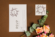 Minimal Wedding Invitation Card, an Invitation Template by DesignGenix (Thumbnail 7 of 7)