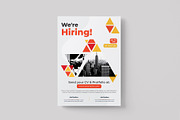 We Are Hiring Flyer, a Flyer Template by mrPixelLab (Thumbnail 1 of 2)